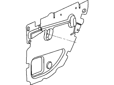 Mopar 5027195AD Shield-Rear Door