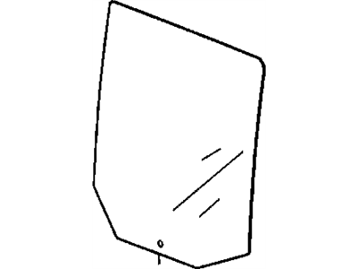 Mopar 55395733AA Glass-Rear Door