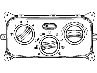 Mopar 55037533AB Air Conditioner And Heater Control