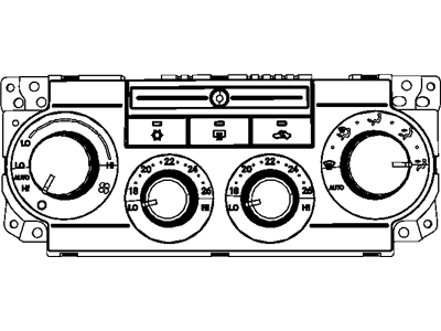 Mopar 55037979AD Air Conditioner And Heater Control