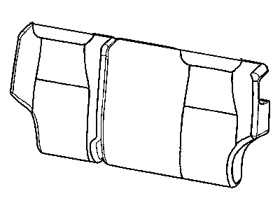 Mopar 1JH131UYAA Seat Back-Rear