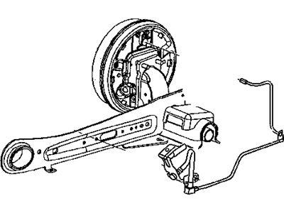 Chrysler PT Cruiser Brake Line - 4860081AC