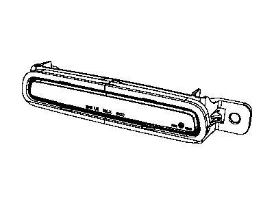 Mopar 4806367AB Lamp-Center High Mounted Stop