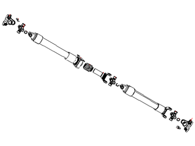 Mopar 52853227AC Rear Drive Shaft