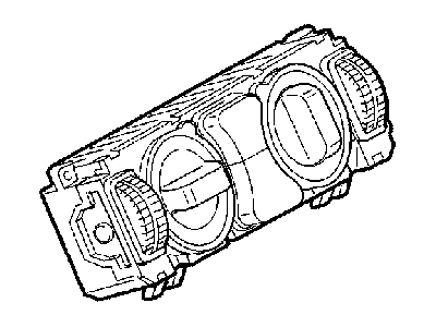 Mopar 5099162AA Air Conditioner And Heater Control