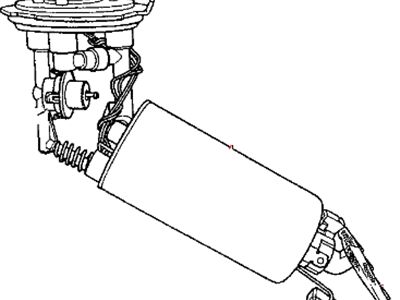 thumbnail image 2 of ADP Fuel Pump Assembly For 2003-2004 PT Cruiser Turbocharged – E7191M, Direct Fit 2 of 6