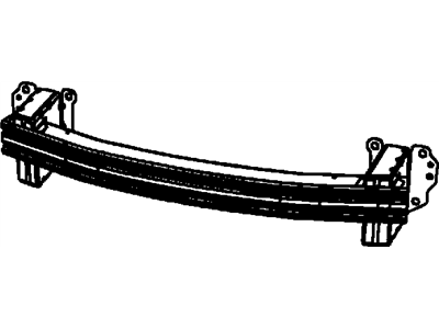 Mopar 5116280AD REINFMNT-Front Bumper