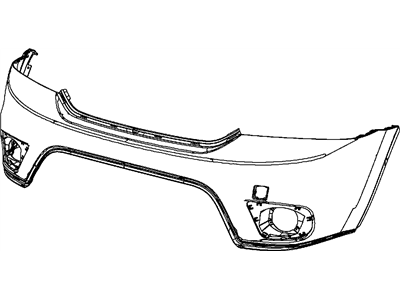 Mopar 5YB55TZZAB Front Bumper Cover