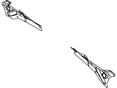 Mopar 50010105AA Panel-TAILLAMP Mounting