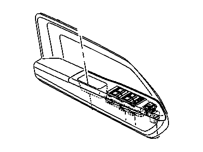 Mopar 1KA94BD3AB BOLSTER-Front Door