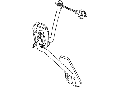 Mopar 4287736 RETAINER-Throttle Cable