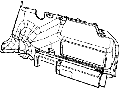 Mopar 1BP84DK2AI Panel-Quarter Trim