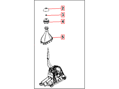 Mopar 5106150AD Transmission Shifter