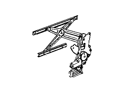 Mopar 5067685AE Front Door Window Regulator