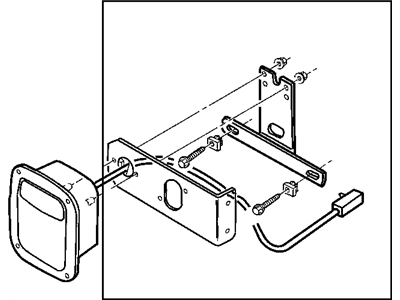 Mopar 55295455AB Bracket-License Plate