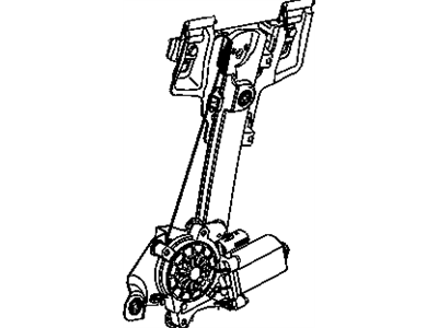 2006 Dodge Charger Window Regulator - 5065472AB