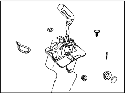 Mopar 52104080AF SHIFTER-Transfer Case