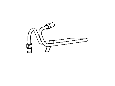 Mopar 52125335AA Tube Assembly-Master Cylinder To HCU