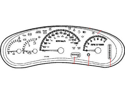 Chrysler 300M Instrument Cluster - 4602386AA