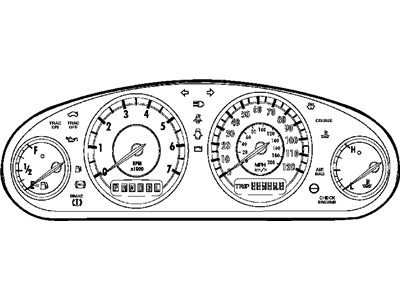 Mopar 4883157 Cover-Instrument Cluster