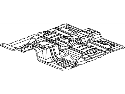 Mopar 55359603AA Pan-Floor