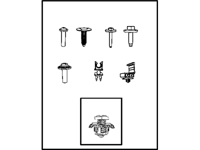 Mopar 68058832AA Fasteners-Front End Module