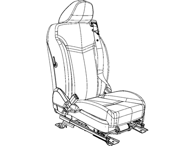 Mopar XS44BD5AE BELTASSY-RETRACTOR