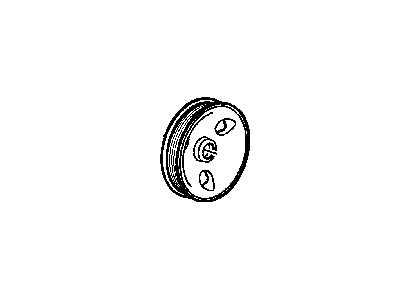 Mopar 53013677AB Pulley-Power Steering Pump