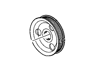 Mopar 4668450AA Pulley-Power Steering Pump