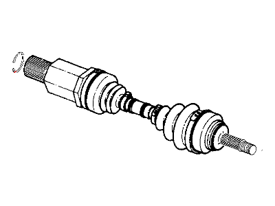 1998 Dodge Neon Axle Shaft - 4668800AB
