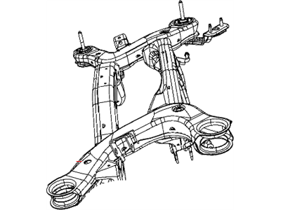 Mopar 5151023AD CROSMEMBR-Rear Suspension