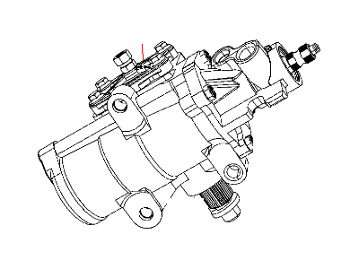 Mopar 52121986AF Left Power Steering Gear Box