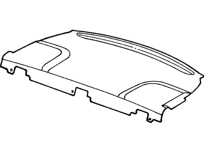 Mopar 4628855AB SILENCER-Rear Shelf