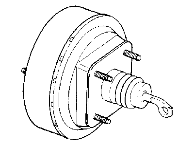 2001 Jeep Cherokee Brake Booster - 4856672AB