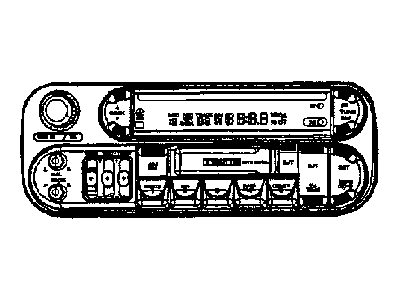 Mopar 5091605AD Radio-AM/FM With Cd And Cassette