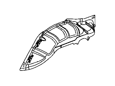 Mopar 55394459AE WHEEL/HOUSE-Rear Inner