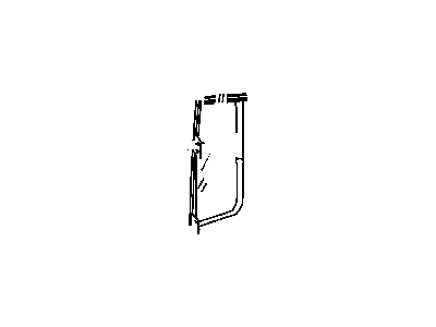 Mopar 4897392AB Latch-Body Side Glass