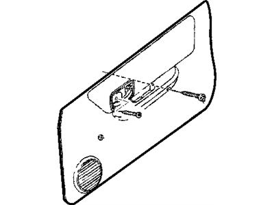 Mopar 5EH261K5AF Panel-Front Door Trim