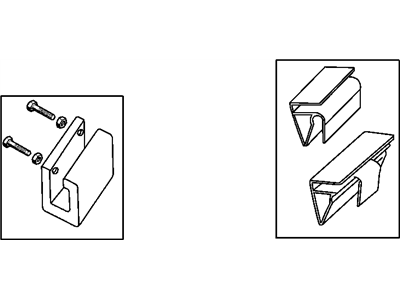 Mopar 82203246 Mounting Kit-TONNEAU - Folding