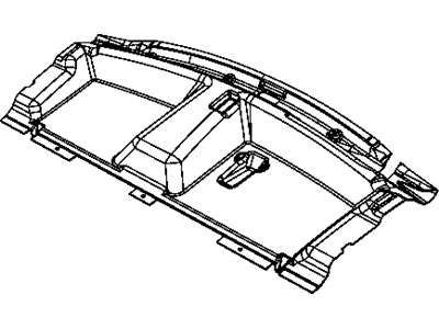 Mopar 5291619AD SILENCER-Rear Shelf