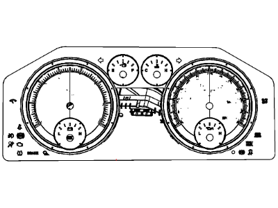 2015 Ram 1500 Speedometer - 68242850AD