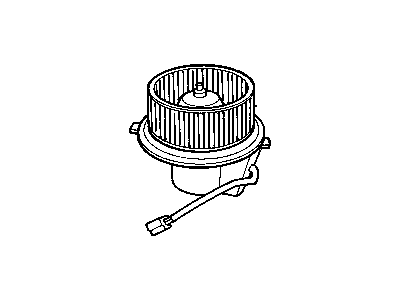 Mopar 4885325AA Motor-Blower With Wheel