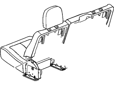 Mopar 5143797AA Latch-Seat