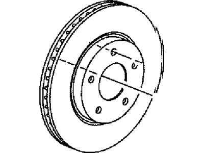 2013 Dodge Avenger Brake Disc - 4854622AB