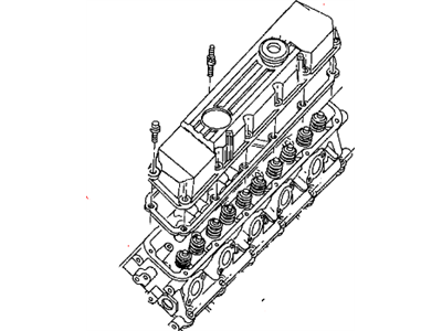 2003 Dodge Ram 1500 Cylinder Head - 53020066AD