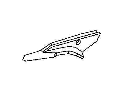 Mopar 5054008AB Beam-Front Fender Shield