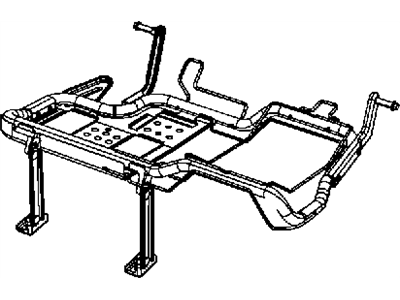 Mopar 68003008AA Frame-Rear Seat Cushion