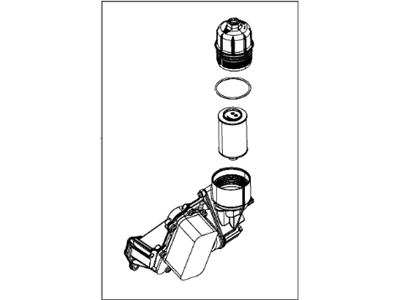 Mopar 68269916AB Engine Oil Cooler