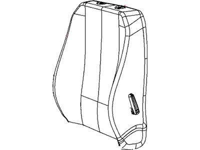 Mopar 5SU94DX9AB Front Seat Back Cover