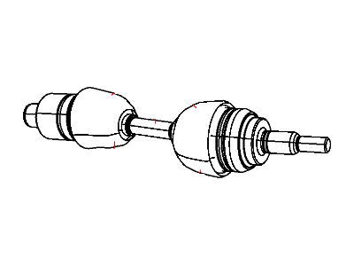 2008 Dodge Durango Axle Shaft - 52114390AB